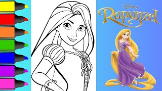 Fun With Coloring Rapunzel – A Disney Princess Coloring Page