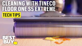 Cleaning Up Wet and Dry Messes with the Tineco Floor One S5 Extreme – Tech Tips from Best Buy