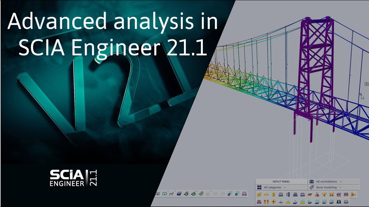 En Advanced Analysis In Scia Engineer 21 1 Youtube
