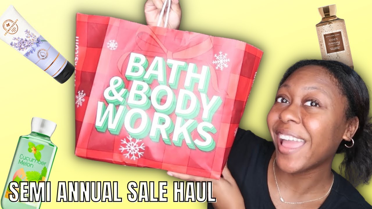 BATH & BODY WORKS WINTER SEMI ANNUAL SALE HAUL - YouTube