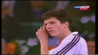 Tim Henman vs Ievgeni Kafelnikov (Masters Cup 1997 - RR Highlights)