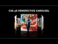CSS 3D Rotating Image Gallery | Perspective Image Carousel | 3D Design