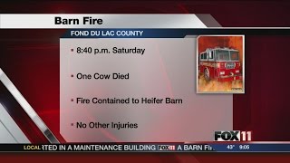 Fond Du Lac Barn Fire