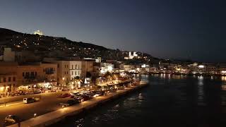 Ermoupolis evening. Syros