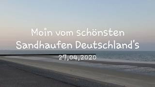 BORKUM🍀 - GUTEN Morgen SONNE🌞 STRAND🏖 DÜNEN🌾 NORDSEE🌊 WIND🌬 FREIHEIT⛵ 27.04.2020