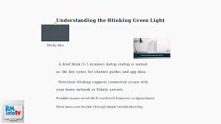 How To Fix Xfinity Box Blinking Green – Boot/Network Sync & Reboot