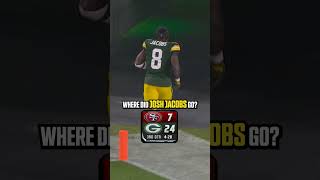 Josh Jacobs Side Quest? 🤔 #joshjacobs #GreenBayPackers #Packersfootball #NFL