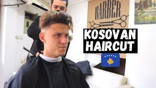 Getting a $3 KOSOVAN Haircut! GJAKOVA 🇽🇰