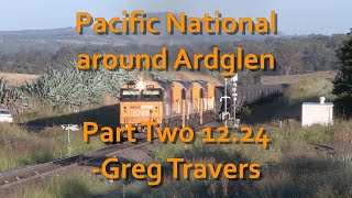 Australian Railways: Pacific National HOWL on the grade around Ardglen Part 2