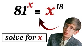 Nice Math Olympiad Algebra Question | How to solve for \