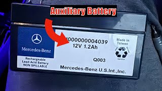 Mercedes A CLA CLASS Auxiliary battery location and replacement W177 W118