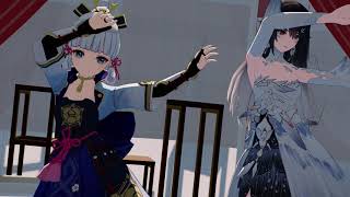 [Genshin ImpactXパニグレ MMD]Flowers and moons in pairs 花月成双 60fps