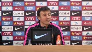 Luis Enrique: "Achte nicht auf Konkurrenten" | Athletic Bilbao - FC Barcelona