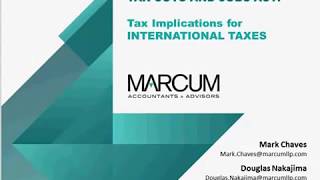 Tax Planning Webinar Series: International Tax