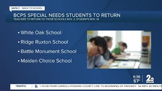 Baltimore County Public Schools Revising Back To School Plan