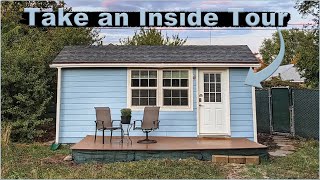 Unbelievable 200 SQ. FT. Tiny Cabin With Stunning One- Bedroom- See Inside