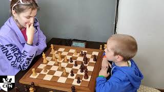 U. Gubacheva (1008) vs Gl. Yunker (1285). Chess Fight Night. CFN. Rapid