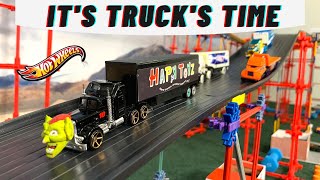 All Heavyweight | Diecast Hot Wheels Truck Racing