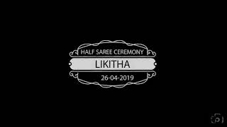 Likitha Half Saree Cermony