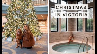 CHRISTMAS IN VICTORIA B.C | Fairmont Empress Stay, Volvo XC90 Hybrid Review \u0026 Butchart Gardens