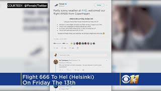 Flight 666 Safely Arrives In HEL On Friday The 13th