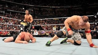 WWE Royal Rumble 2015 John Cena vs Brock Lesnar vs Seth Rollins 720p HD