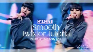 smooth twixtor tutorial capcut (requested)
