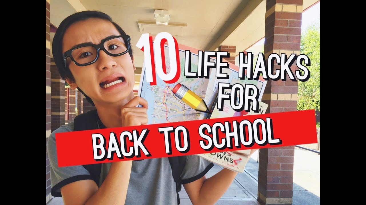 10 Life Hacks For Back To School! - YouTube