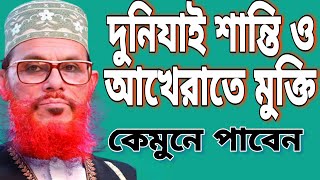 দুনিযাই শান্তি ও আখেরাতে মুক্তি = আল্লামা দেলাওয়ার হোসাইন সাঈদী _SAIDI  WAZ _ ISLAMIC JORNA