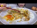 rice with raw egg asmr