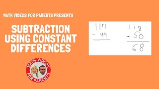 Subtraction Using Constant Differences