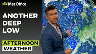 08/04/24 – Storm Pierrick bringing wind and rain– Afternoon Weather Forecast UK – Met Office Weather