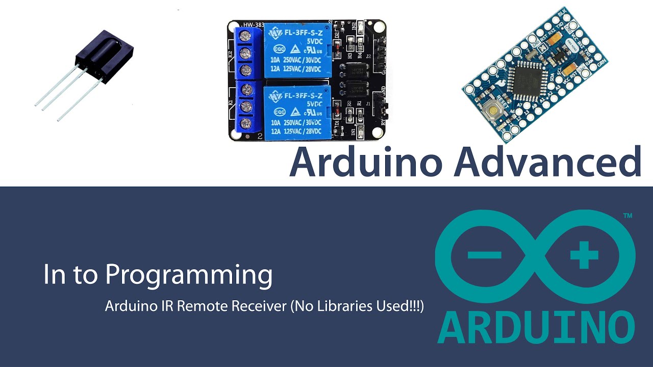 IR Remote Receiver - Arduino (Without Using Library) - YouTube