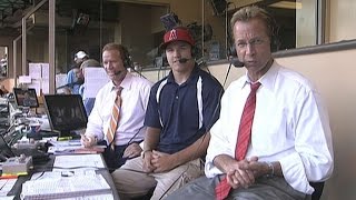 BAL@LAA: Angels' draft pick Trout visits the booth