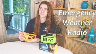 Emergency Weather Radio 💥Survival-Power Bank, Flashlight👈