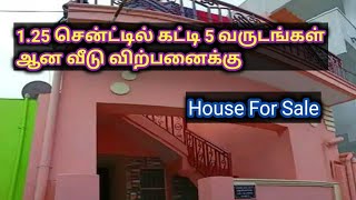 1.25 சென்ட் இடத்தில் கட்டப்பட்ட வீடு விற்பனைக்கு/House For Sale/Ragav Media Real Estate Properties