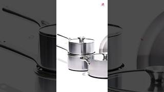 The OXO Mira Tri-ply Stainless Steel 10 Piece Nonstick Cookware Set