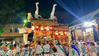 R5.7.18 大阪福島 海老江西之町 だんじり 宮入 八坂神社夏祭り 2023/07/18(火)