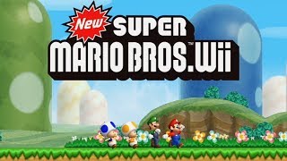 New Super Mario Bros. Wii - Full Game Walkthrough (All Star Coins & Secret Exits)