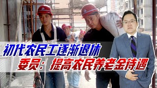 初代农民工逐渐退休，养老金才一二百，委员：提高农民养老金待遇