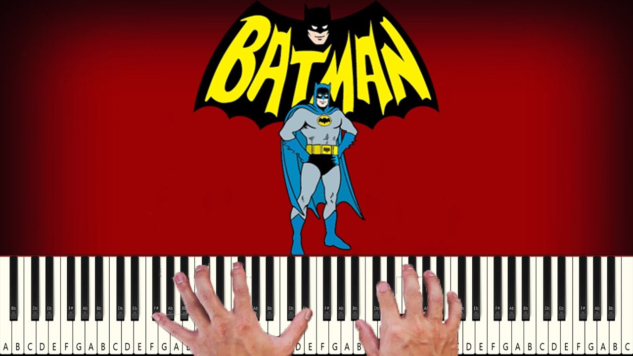 Batman Theme Piano Tutorial Youtube