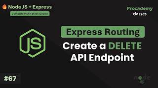 Implementing the DELETE API Endpoint | How to Delete Resources in Express | Part #67