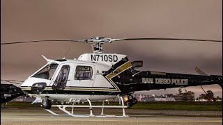SDPD N710SD ABLE Startup And Takeoff! - Montgomery Field - San Diego, CA