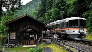 JR東海373系 特急伊那路2号.4号豊橋行き 飯田線小和田通過