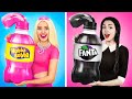 Tantangan Masak Wednesday vs Barbie | Tantangan Lucu Makanan Pink vs Hitam oleh YUMMY JELLY