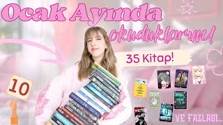 Ocak Ayında Okuduklarım! ÇOK İYİ KİTAPLAR VARDI! (35 KİTAP!)