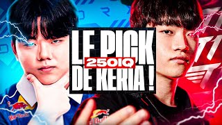 KERIA SORT LE PICK 250 IQ LE PLUS WTF  et SOLO WIN vs DRX ? (DINGUERIE)