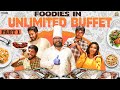 Foodies in Unlimited Buffet || Types of Eaters || Narikootam || Tamada Media