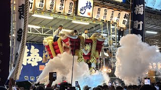 令和6年2024年 百舌鳥八幡宮 月見祭 九町ふとん太鼓 蔵入れ蔵出し