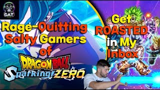 SALTY Gamers GET ROASTED in My Inbox While Playing RANKED DRAGON BALL Sparking!